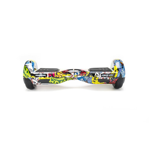 Hoverboard Freewheel Complete Lite Graffiti, Roti 6.5 inchi, Autonomie 8-12 KM, Viteza 12 KM/H, Putere Motoare 2x200W, Bluetooth, Lumini LED, Boxe 3W, Galben